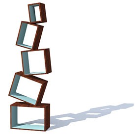 Equilibrum shelf 3D Object | FREE Artlantis Objects Download